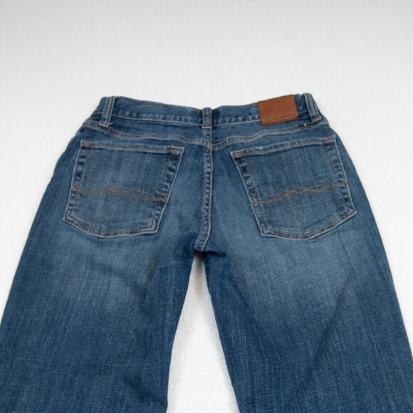 Lucky Brand Jeans Womens 2 - 27x29 Sienna Tomboy Straight Fit Med Blue Wash - Picture 7 of 10